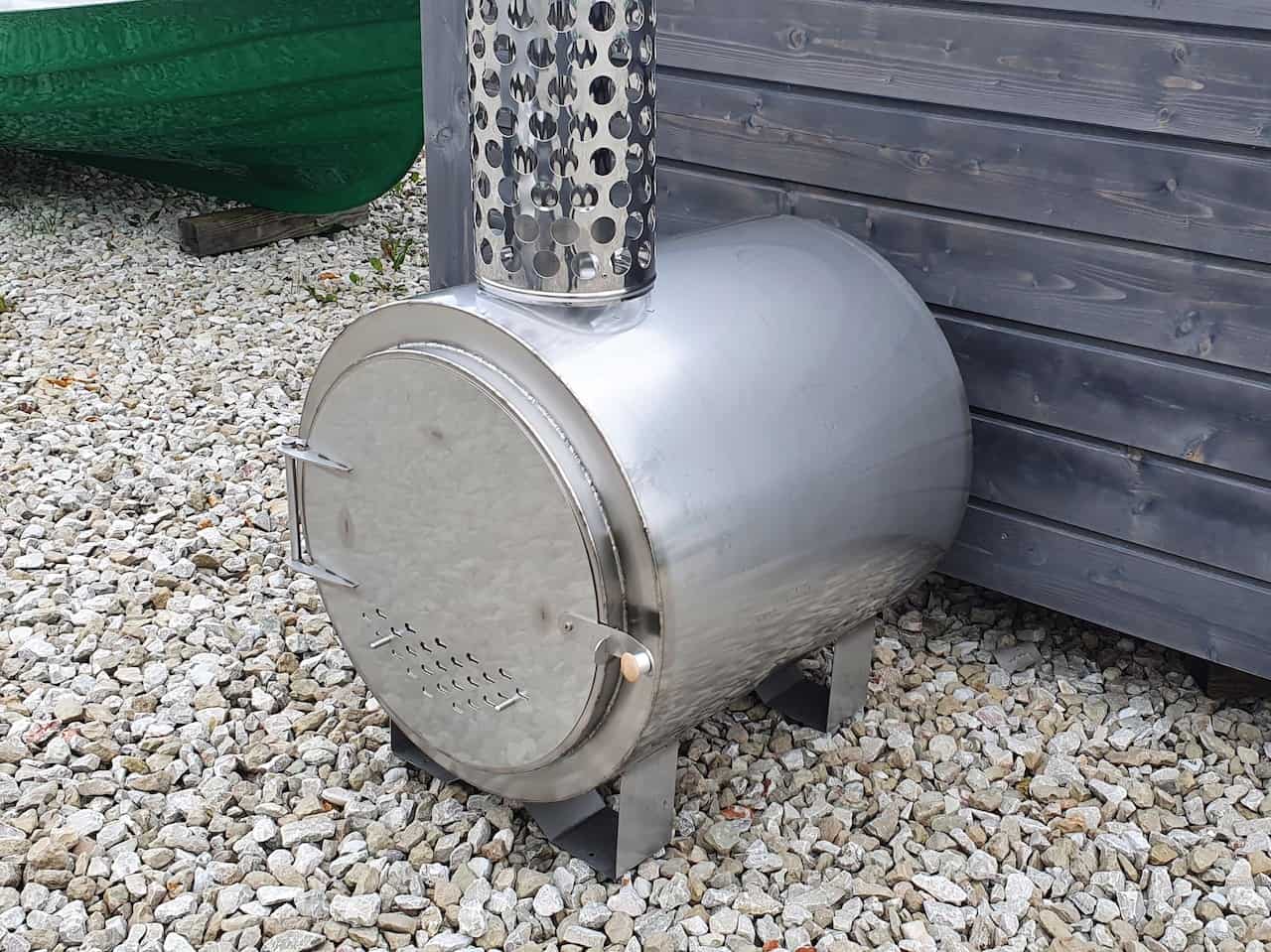 Puidukütteahi 27 kW ümar